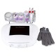 4in1 Diamond Dermabrasion 1Mhz Ultrasonic Skin Scrubber Hot&Cold Hammer Machine